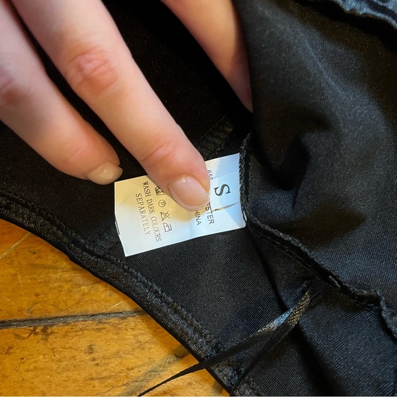 Saks Fifth Avenue | Black Wired Corset Cropped Top - Picture 6 of 6